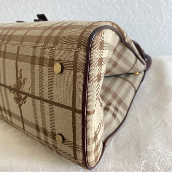 Burberry check canvas bag - Picture 9 of 15